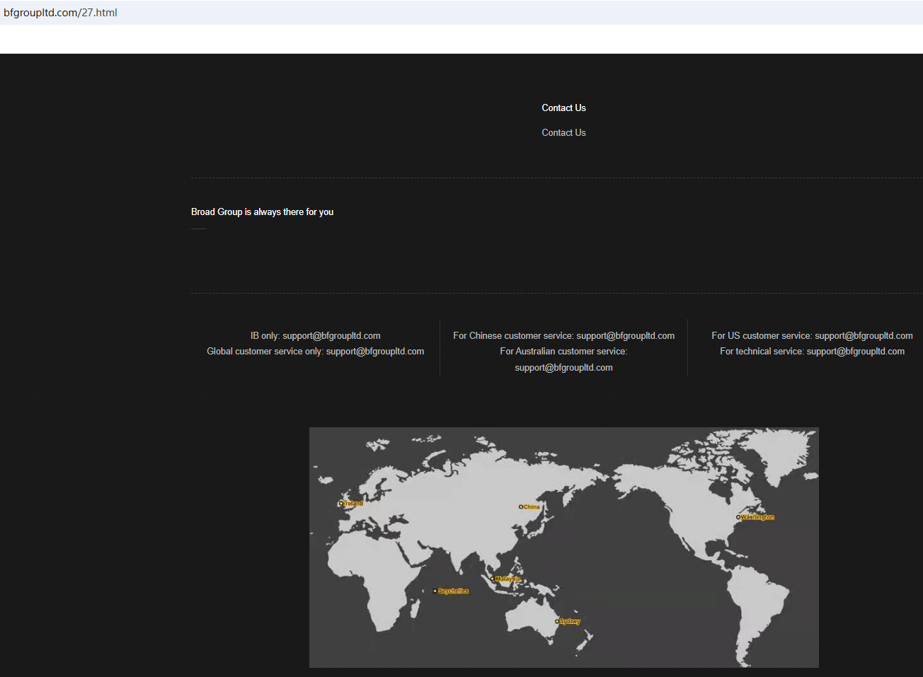 Broad Financial Markets Group Limited