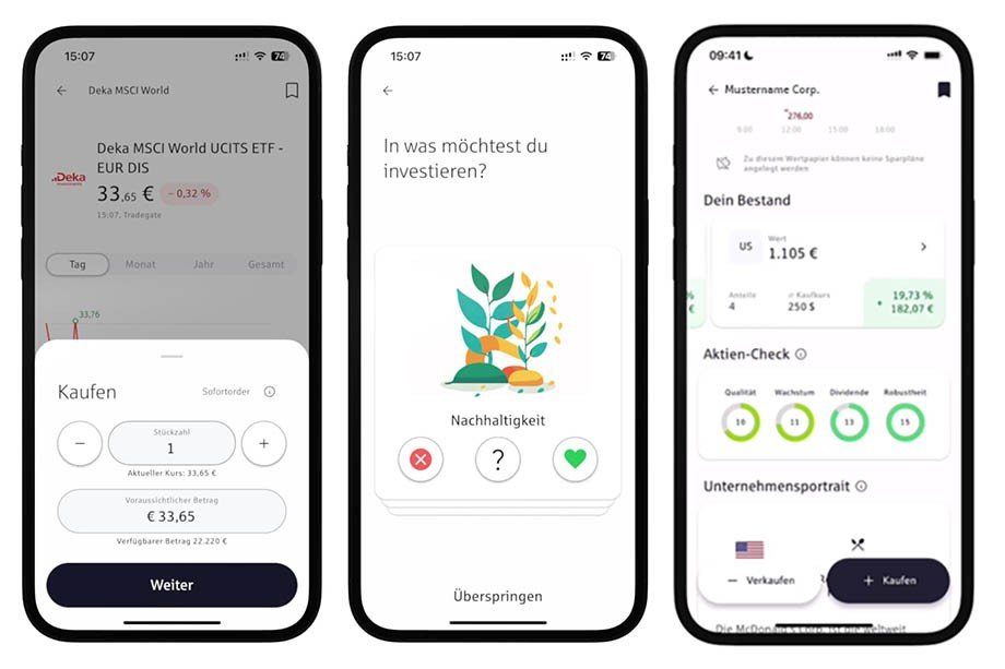 Sparkassen Broker Platform Feature 3