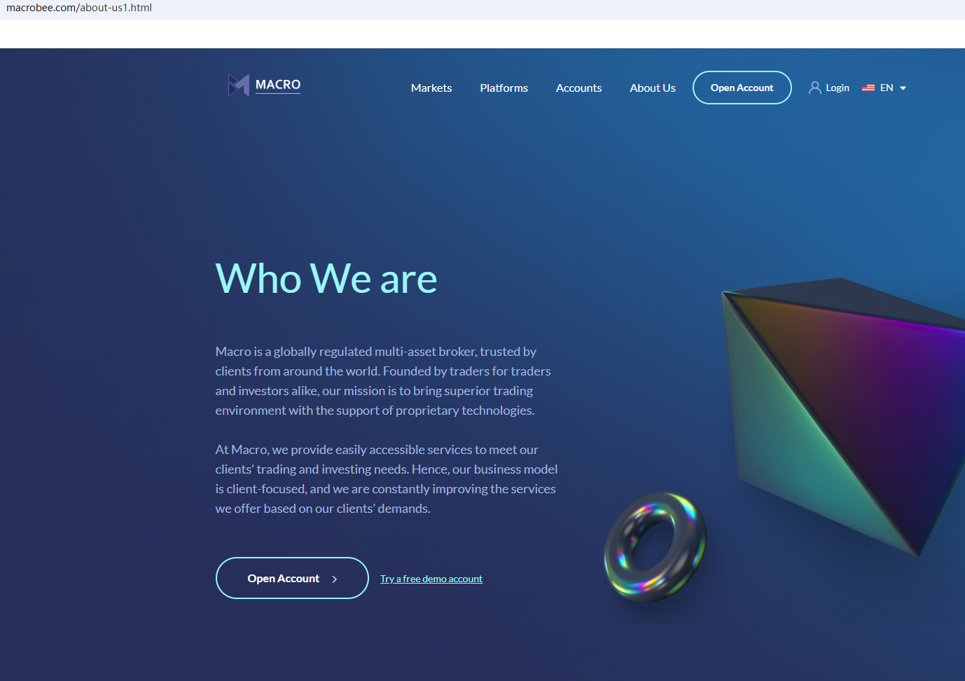 Macro Markets Solutions Limited Platform Feature 2