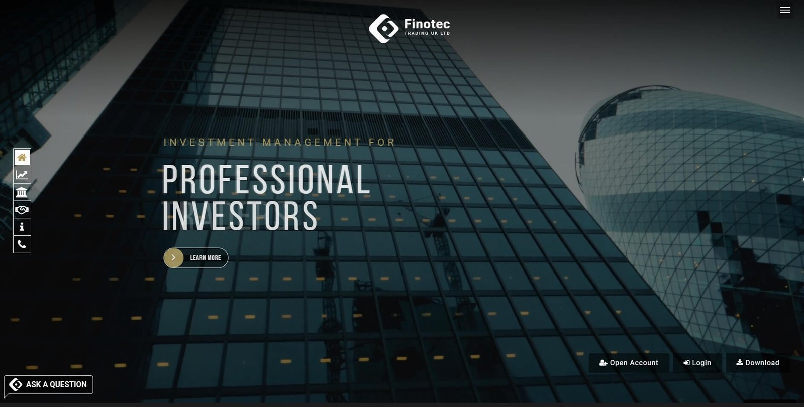 Finotec Trading UK Ltd. Platform Feature 2