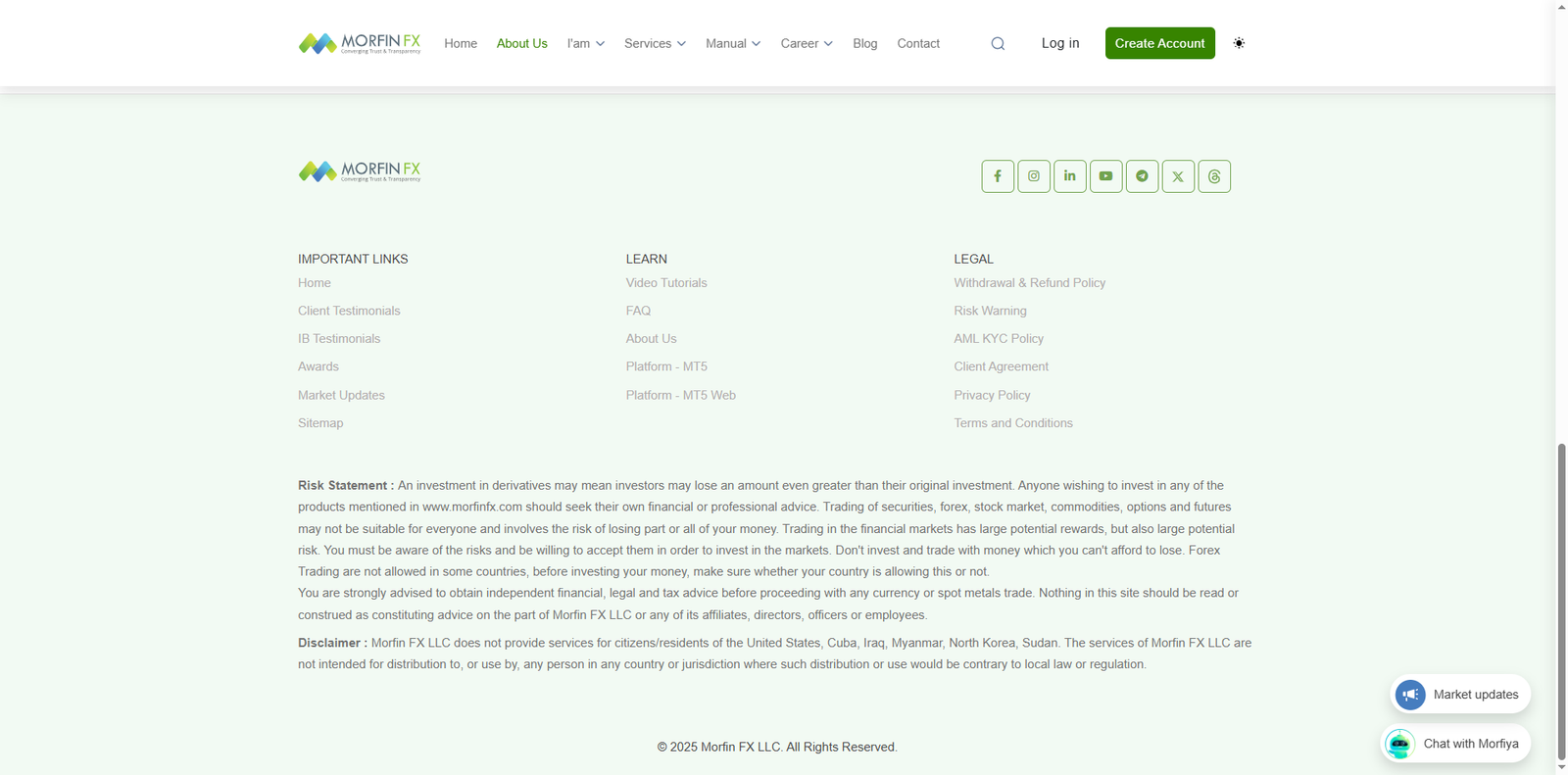 Morfin FX LLC Platform Feature 3